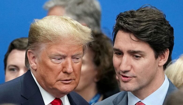 Trump habló de frontera y comercio con Trudeau tras prometer fuertes aranceles